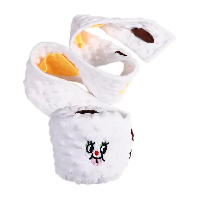 Simulation de nourriture pour chien, papier toilette, seau en papier roulant, jouets à renifler, fou