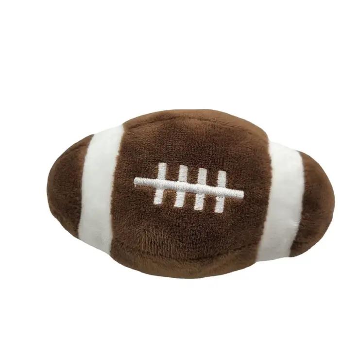 Jouet grinçant pour chien de football et de rugby : jouet interactif d'entraînement pour chiots, sou