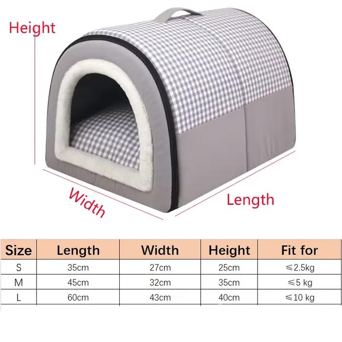Maison pour chien, lit de couchage doux et confortable pour animaux de compagnie, pour petits et moy