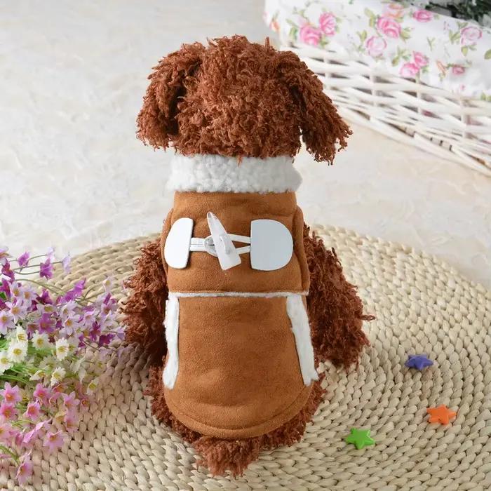 Vêtements pour chiens manteau petits chiens veste de luxe pour animaux hiver robes moyennes doux vêt
