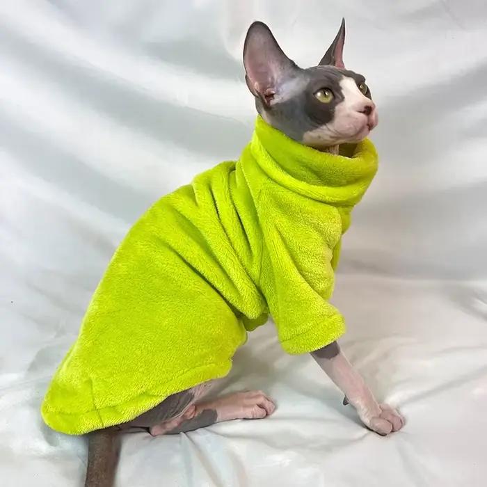 Vêtements à la mode pour chats Sphynx chat pull chaton vêtements chien à capuche vêtements pour Sphi