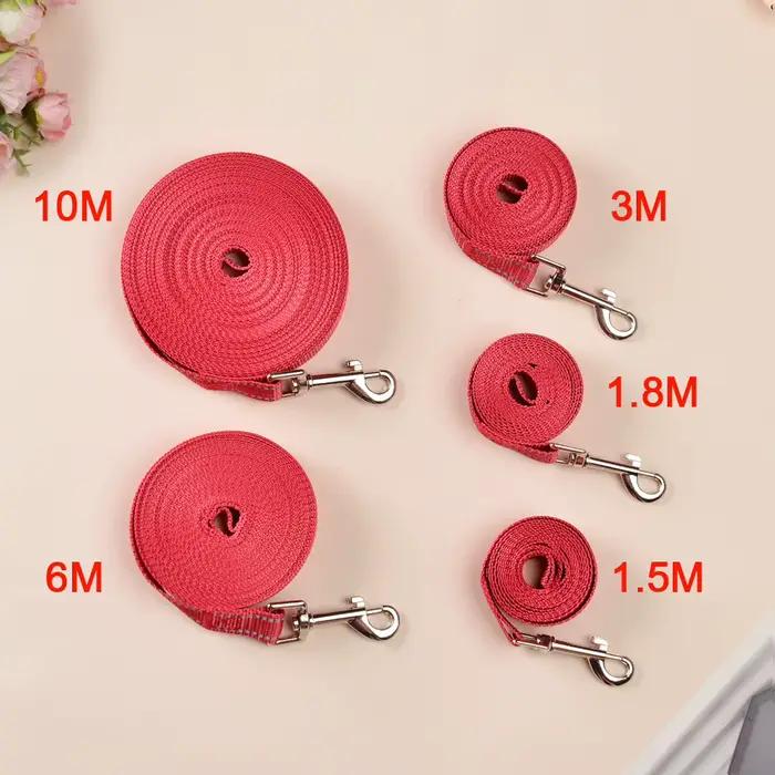 Laisse pour chien longue et résistante de 1,5 m à 10 m pour chiens et chats de petite et moyenne tai
