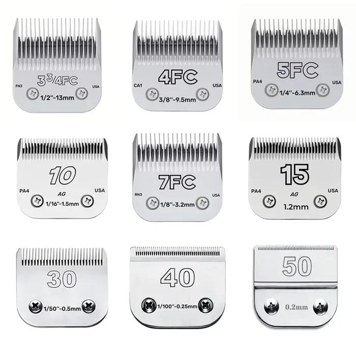 Lame de rechange professionnelle pour tondeuse pour animaux de compagnie, 3F 4F 5F 7F, A5, adaptée à