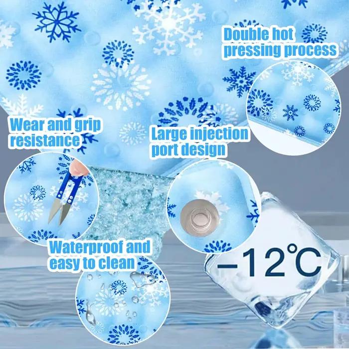 Tapis de refroidissement pour animaux de compagnie, glace sèche, coussin frais pour animaux de compa