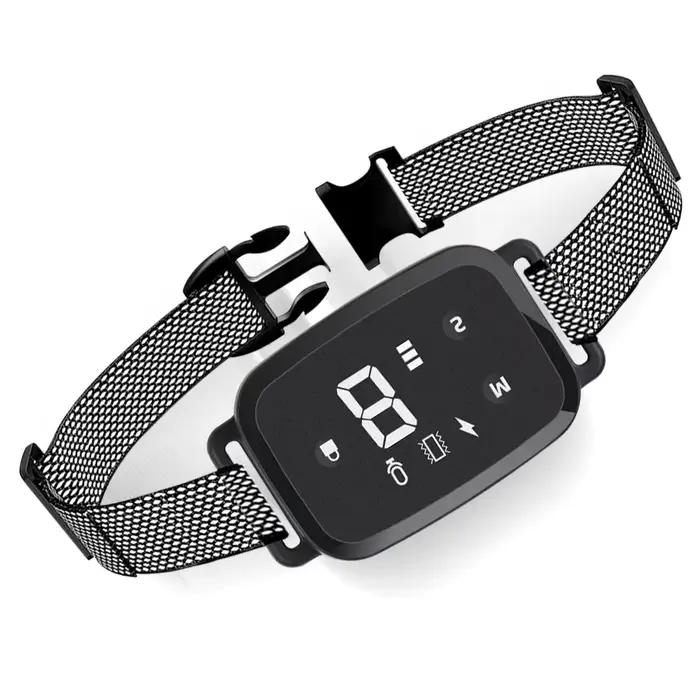 Collier de dressage électrique pour chien, Anti-aboiement, étanche, Rechargeable, télécommande pour 