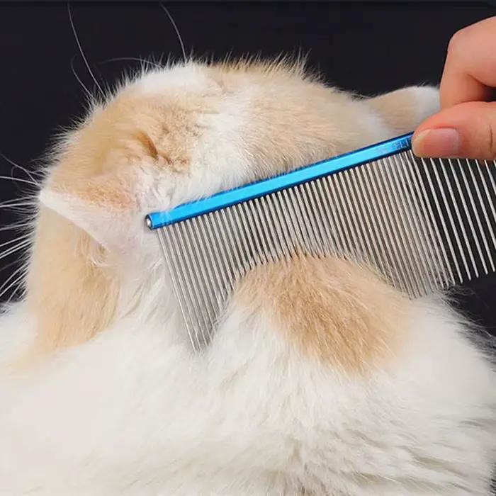 Peigne à cheveux pour animaux de compagnie, 16/19cm, pour chien, démêlant pour chat, coupe de fourru