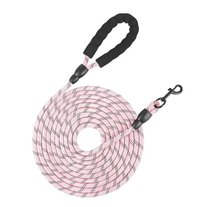 Laisse d'entraînement pour chien de 5 m/10 m/15 m, laisse en nylon robuste pour la promenade, l'agil
