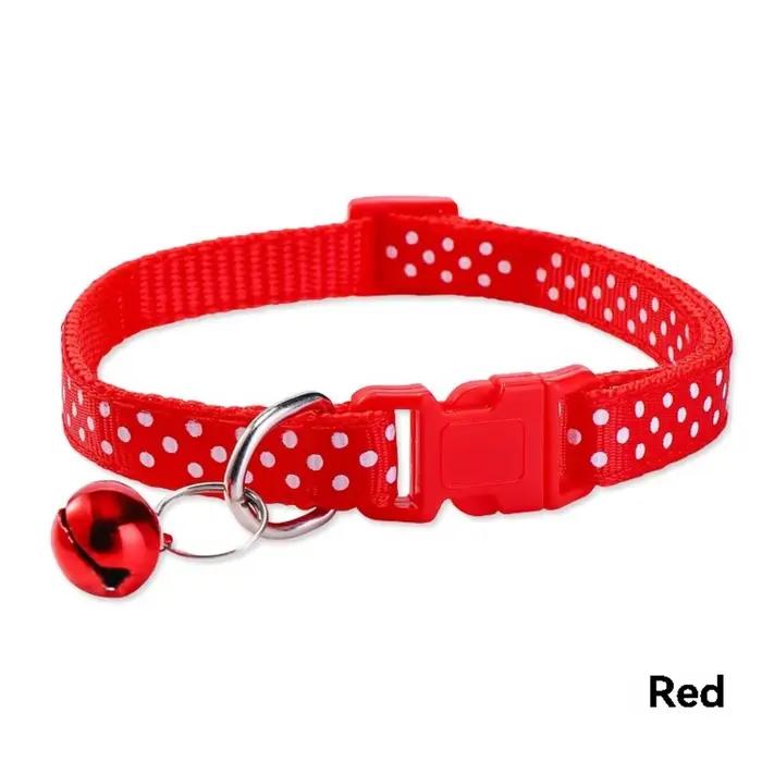 Collier universel pour chats et chiens, taille réglable, motif mignon, collier robuste et durable po