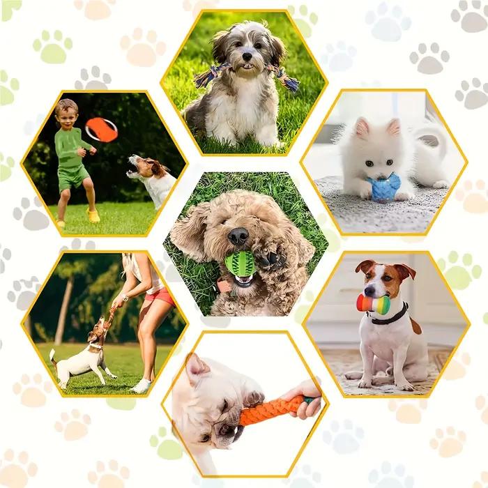 Jouets Interactifs Durables en Coton de Type Aléatoire pour Chiot, Fournitures pour Petits et Moyens