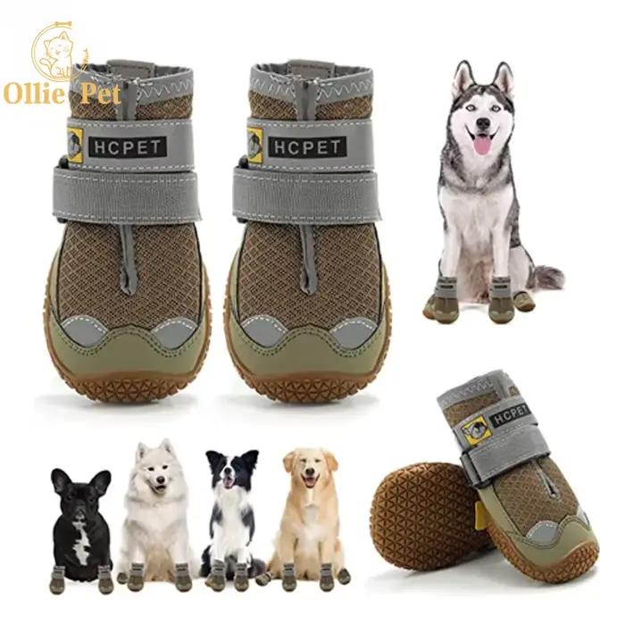 Chaussures en Silicone pour chiens, imperméables, bottes d'extérieur pour chiens, chaussons de neige