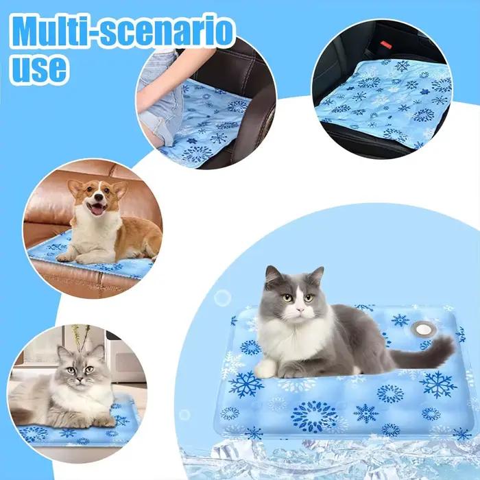 Tapis de refroidissement pour animaux de compagnie, glace sèche, coussin frais pour animaux de compa
