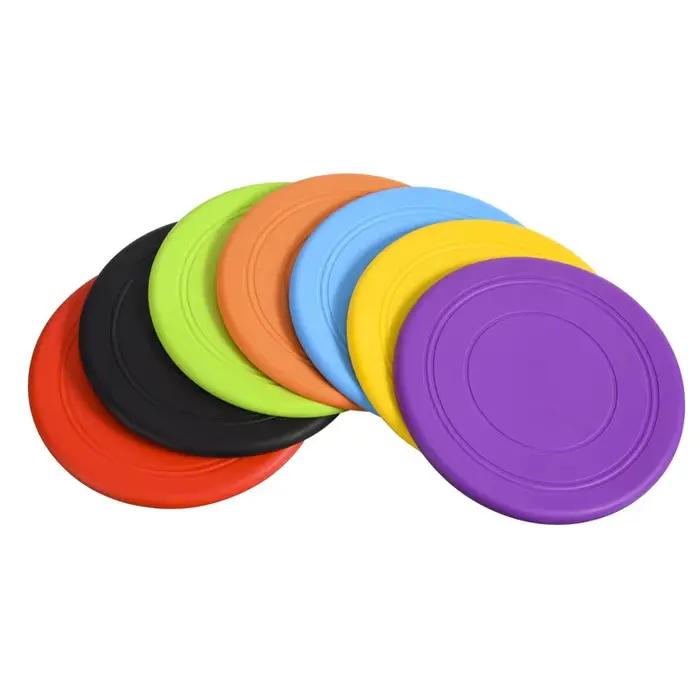 Soucoupe volante en Silicone, 7 couleurs, jouet amusant pour chien et chat, jeu pour chien, disques 