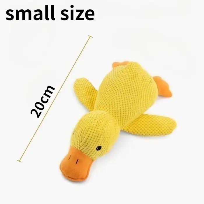 Jouet pour chien en peluche résistant aux morsures, durable, avec son de couinement, pour soulager l