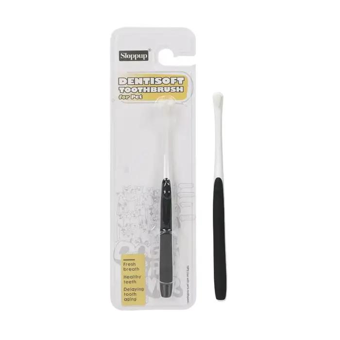Brosse à dents à tête ronde pour chien, élimine la mauvaise haleine et le tartre, soins dentaires, b