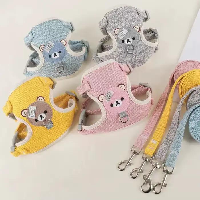 Laisse pour chien Winnie l'ourson harnais laisse chat marche chien petit chien Teddy gilet style har