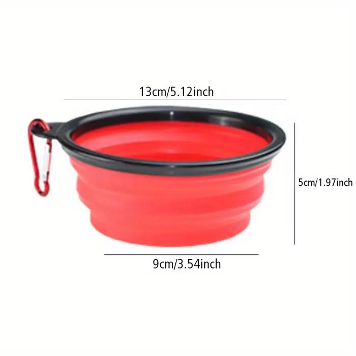 Bol pliable pour chien, bol de voyage portable pour chien, bol pour nourriture et eau pour chien pou