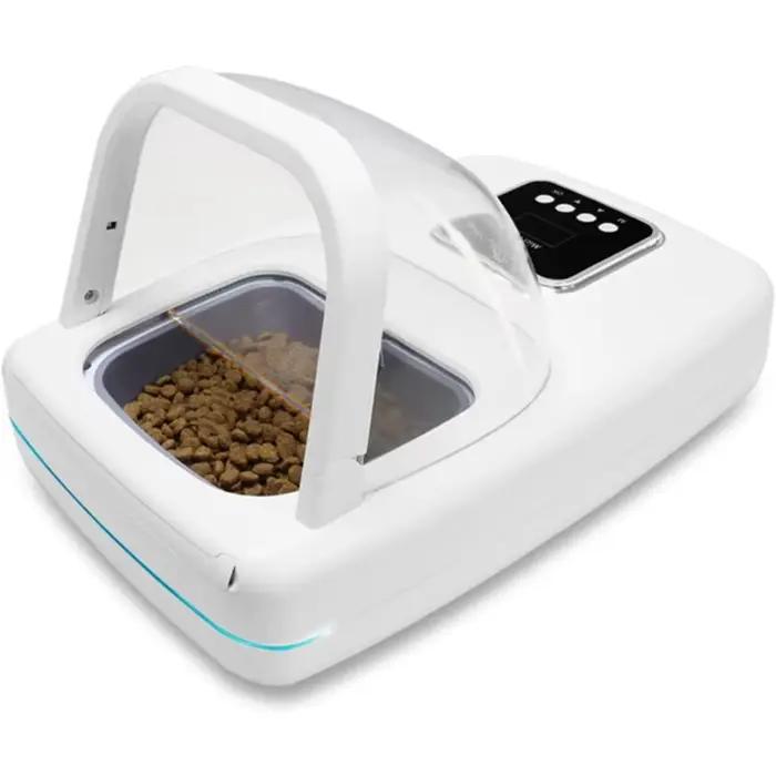 Distributeur automatique de nourriture pour animaux de compagnie avec capteur de collier, anti-préem