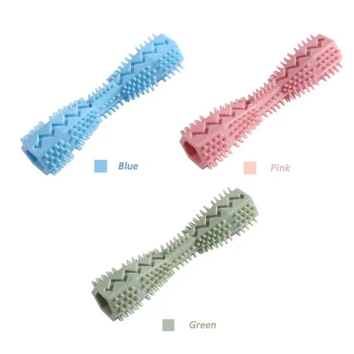 Brosse à dents pour chien, jouet à mâcher Durable, bâton en caoutchouc souple, Point de nettoyage de