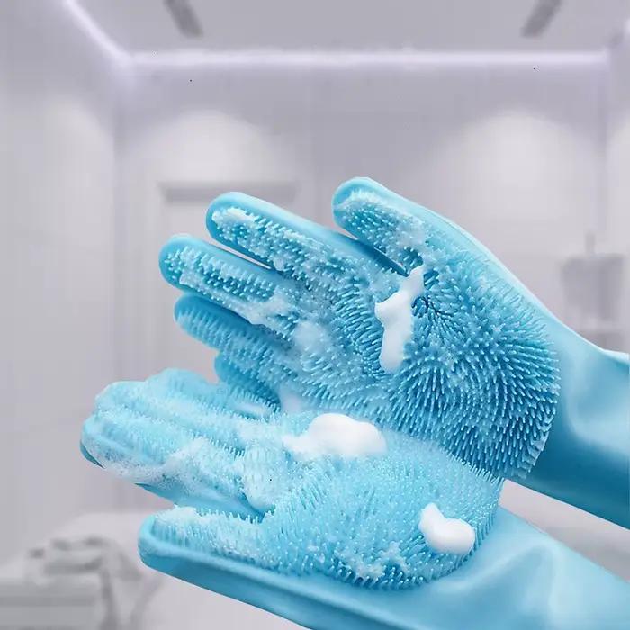 Gants de nettoyage de toilettage pour animaux de compagnie, pour chien et chat, shampoing de bain, é