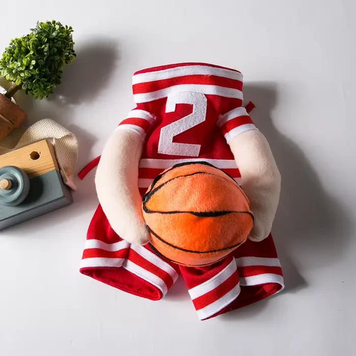 Costumes de basket-ball pour chiens et chats, vêtements pour animaux de compagnie, costume de sport 