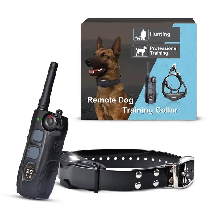 Collier d'entraînement pour chiens, pour la chasse, Rechargeable, étanche, électrique, contrôle à 20