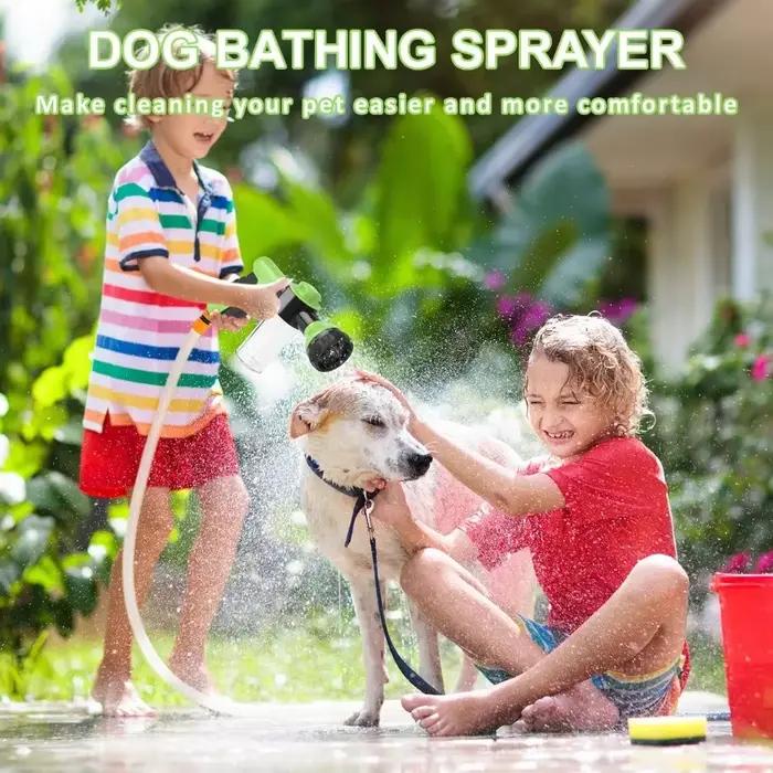 Pulvérisateur de douche pour animaux de compagnie, 8 en 1, livres de bain pour animaux de compagnie,