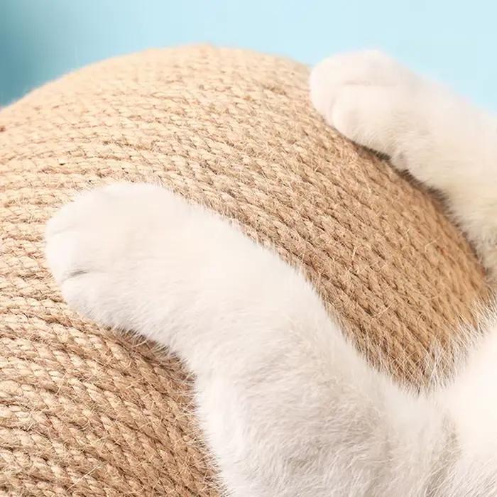 Boule à gratter pour chat, jouet pour chaton, corde en Sisal, planche à balles, pattes de meulage, j