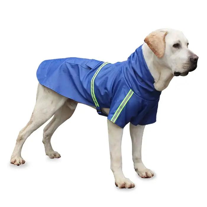 Imperméable imperméable à capuche pour grand chien, style Corgi Everak, vêtements pour chiots, coulé