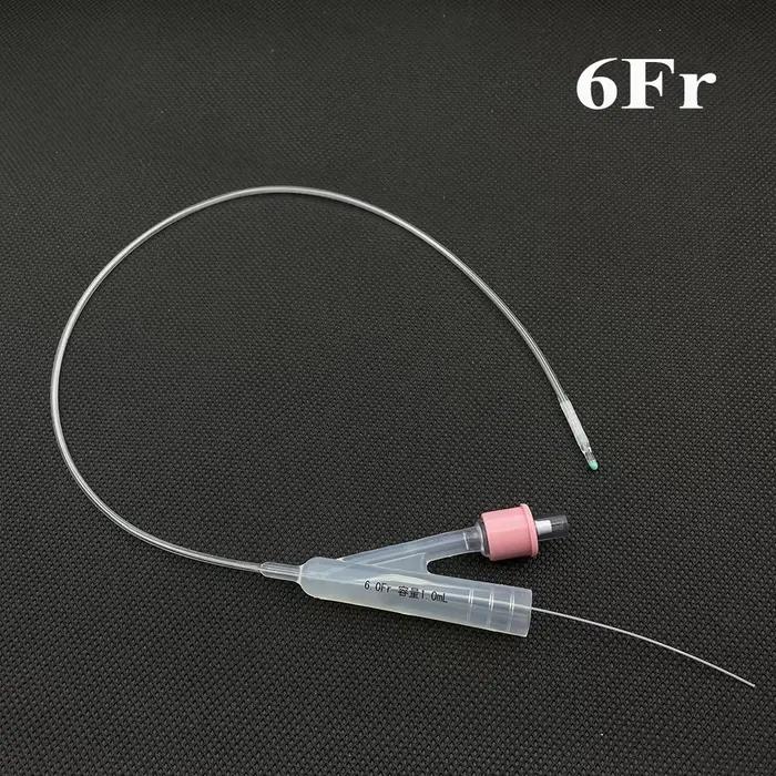 Cathéter urinaire professionnel en Silicone pour chien, Foley, Double Lumen, avec fil de guidage, St