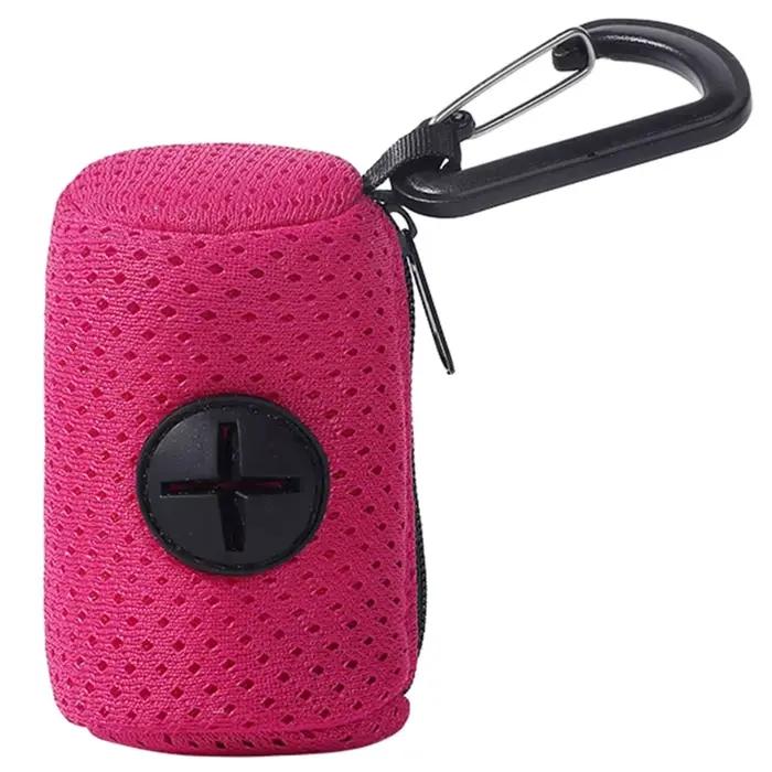 Distributeur de sacs à déjections canines, support portable pour sacs de déchets d'animaux, accessoi