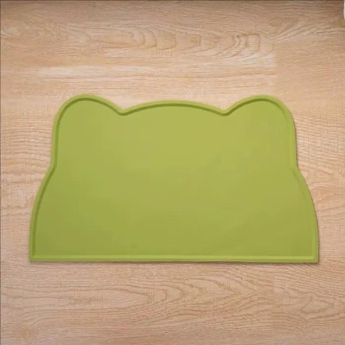 Tapis d'alimentation antidérapant en Silicone pour animaux de compagnie, facile à nettoyer, lavable,