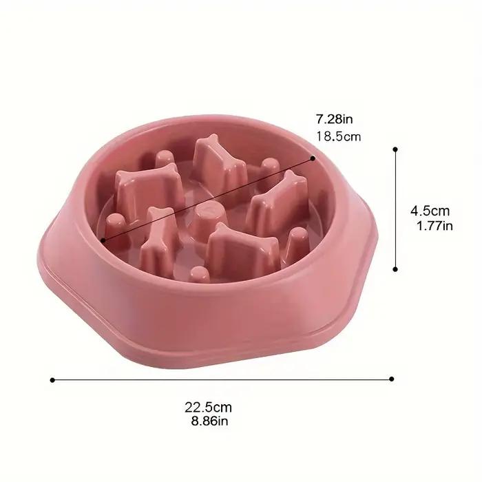Bol anti-étouffement pour chien, bol à alimentation lente pour chiens, mangeoires pour chiens à alim
