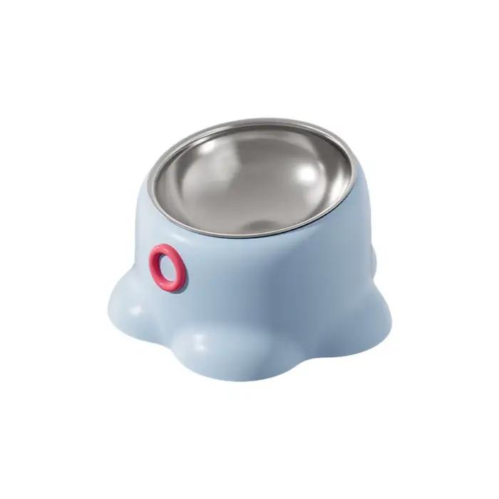Bol pour animaux de compagnie en acier inoxydable, design surélevé et stable, anti-dérapant, anti-re
