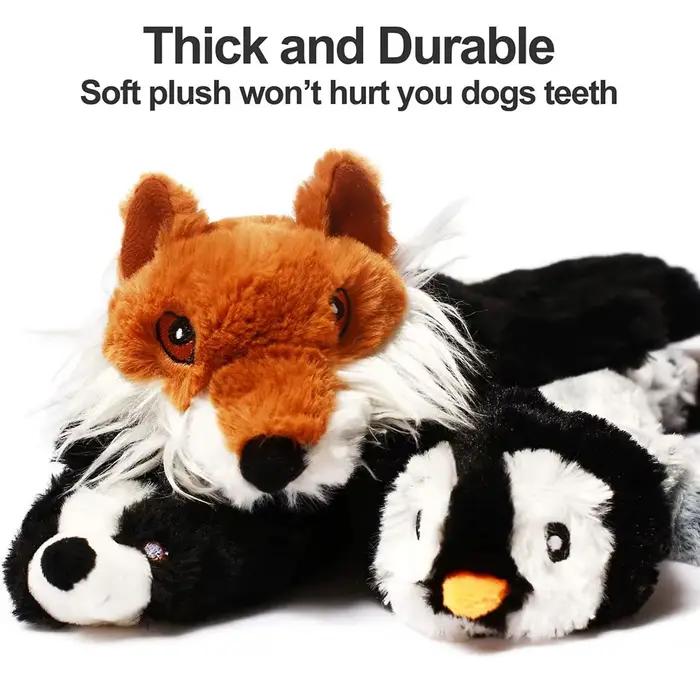Jouet Animal simulé drôle pour chien, sans farce, avec couineurs, peluche Durable, jouet à mâcher po