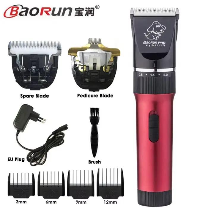 BaoRun P6 tondeuse à cheveux professionnelle pour chien tondeuse pour animaux de compagnie Rechargea
