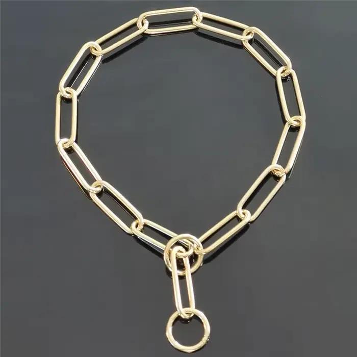 Collier de Bain en Cuivre Massif pour Chien, Accessoire de Qualité Classique, en Laiton, Spécial pou
