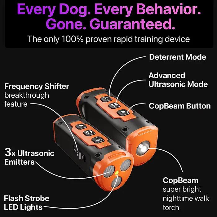 Répulsif à ultrasons pour chiens de compagnie, dispositif d'entraînement aste anti-aboiement disposi