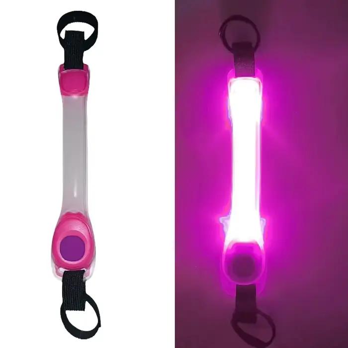 Collier lumineux de sécurité anti-perte pour chien, pendentif multicolore, étanche pour extérieur, b