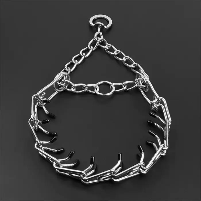 Collier d'entraînement efficace pour chien, avec pointes en caoutchouc confortables, collier anti-ét
