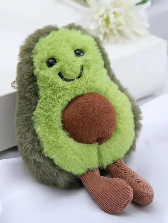 Un joli jouet en peluche avocat pour animaux de compagnie, adapté à la compagnie quotidienne des chi