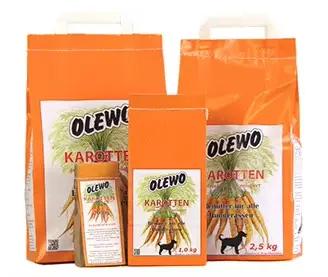 Olewo-Complément alimentaire déshydraté pour chiens, carottes et betteraves rouges