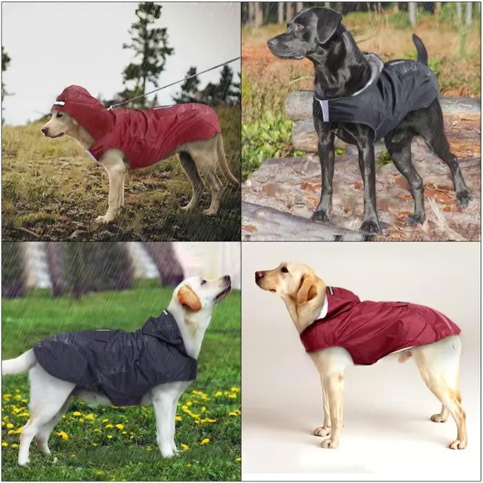 Manteau imperméable réfléchissant pour chien, vêtements imperméables pour petits et grands chiens, m