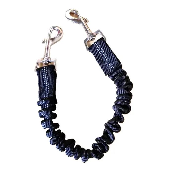 Laisse élastique pour chien, corde d'extension, Double Clips, harnais en Nylon tampon, 2.5cm de larg