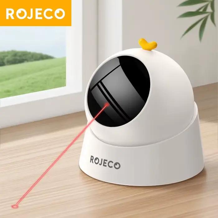 ROJECO jouet automatique pour animaux de compagnie interactif réglable électrique chat Laser