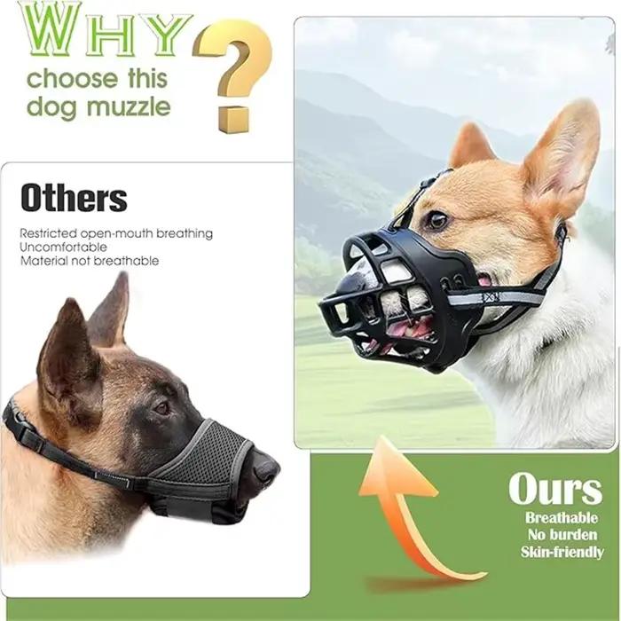 Muselière pour chien, panier respirant