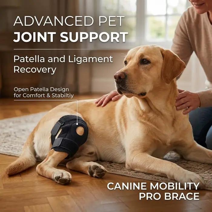 Attelle de genou pour chien