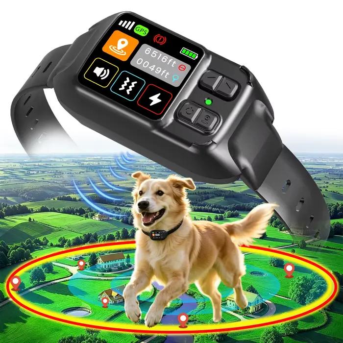 Système de clôture sans fil pour chien avec GPS