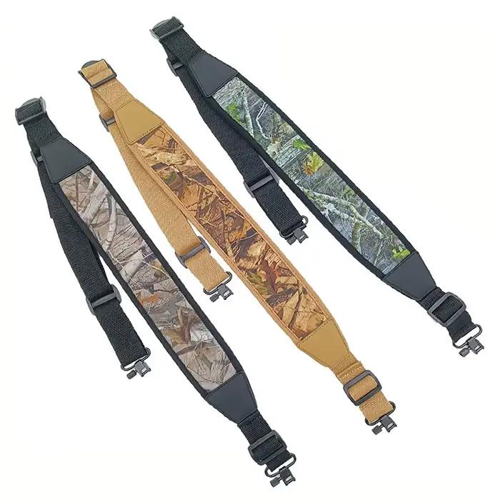 Harnais à 2 points avec épaulettes pivotantes, longueur de la sangle réglable en nylon, pour la chasse en plein air