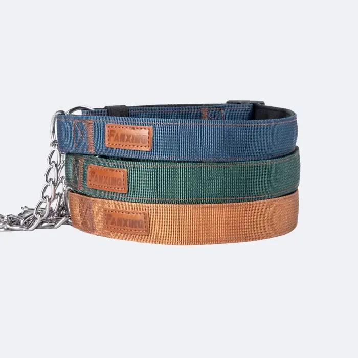 Collier pour animaux de compagnie en chaîne P antidéflagrant adapté aux chiens moyens et grands/perrues