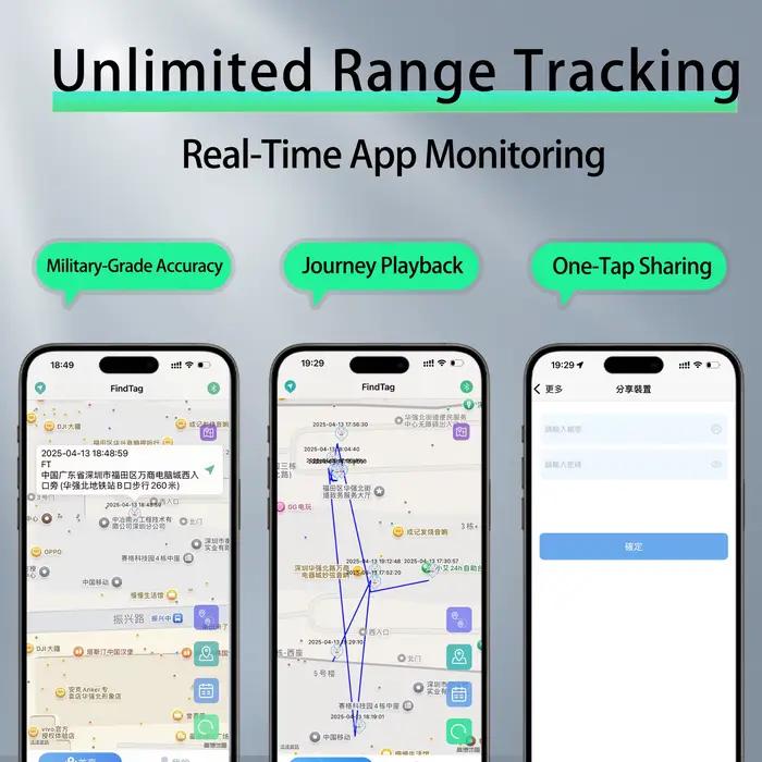 Traceur GPS pour animaux de compagnie à distance, suivi en temps réel, alerte de mouvement, collier anti-perte, localisateur mondial pour chats, compatible avec les téléphones Apple et Android